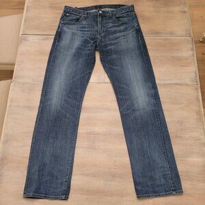 Citizens of Humanity Perfect Jeans Men 34x32 Dark Wash Straight Fit Denim